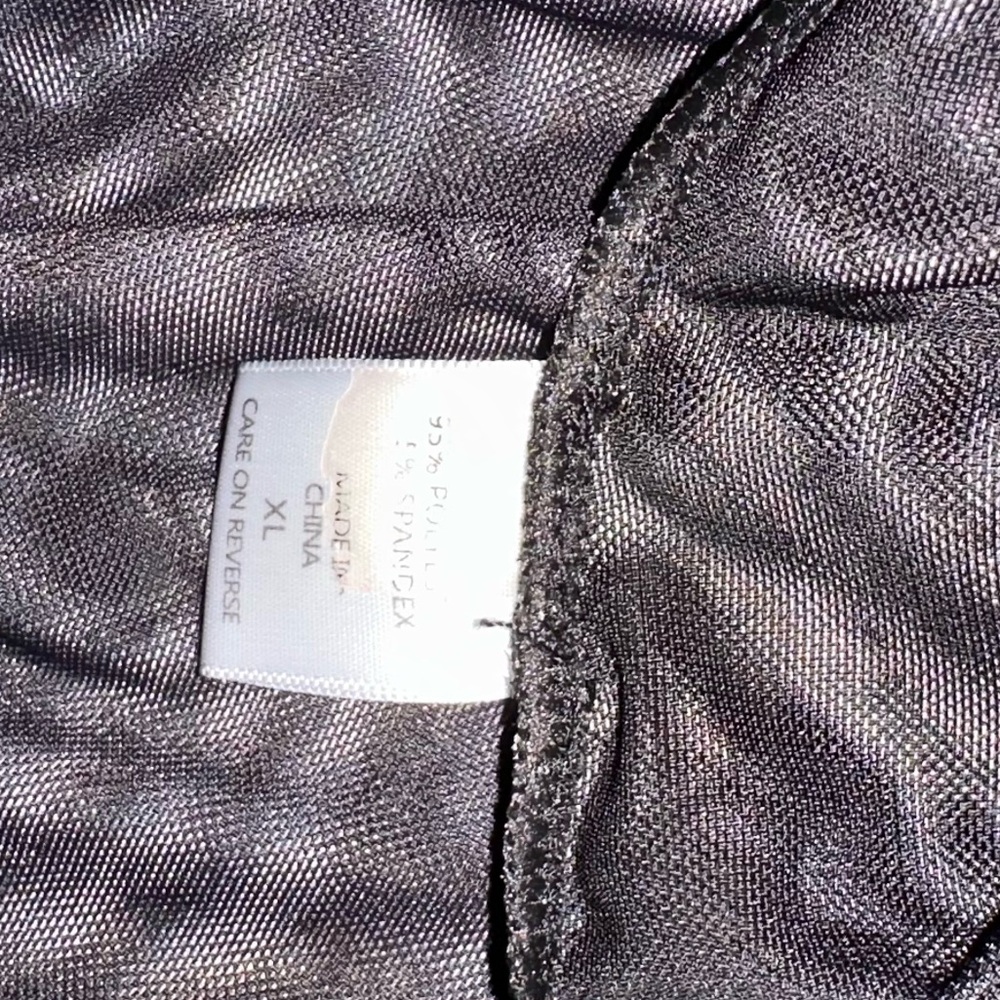 New York & Company Animal print Sheer Shirt - Picture 2 of 3